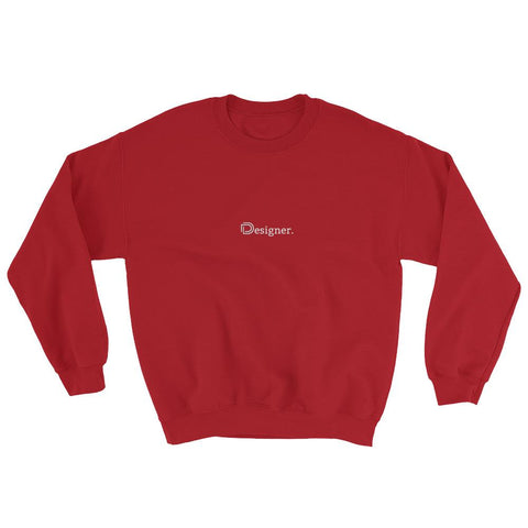 Mens red deals designer sweatshirt