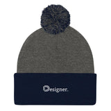 Designer'n'co - Designer Beanie Pom Pom 